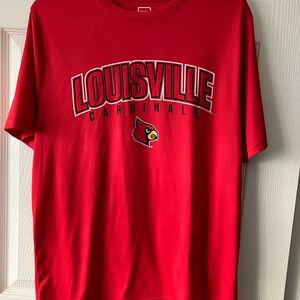 Pro Edge Red Louisville Cardinals Tee